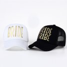 Gold Print Mesh Women Wedding Baseball Cap Party Hat Brand Bachelor Club Team