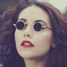 Gothic Steampunk Small Round Sunglasses Brand Design Vintage Retro Sun Glasses
