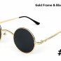 Gothic Steampunk Small Round Sunglasses Brand Design Vintage Retro Sun Glasses