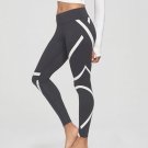 New Stripe Printing Leggings Put Hip Elastic High Waist Legging Breathable Slim