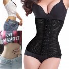 Women Breathable Waist Tummy Girdle Glass Waist Trainer Body Shaper Underbust