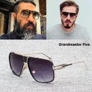 Fashion Brand Design Grandmaster Five Aviator Sunglasses Men Women Classic