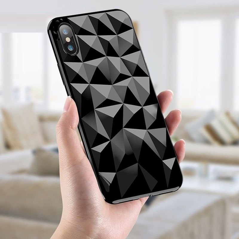 Diamond Texture Case For Iphone X 8 7 Plus Soft Phone Cover For Iphone 8 6 6S