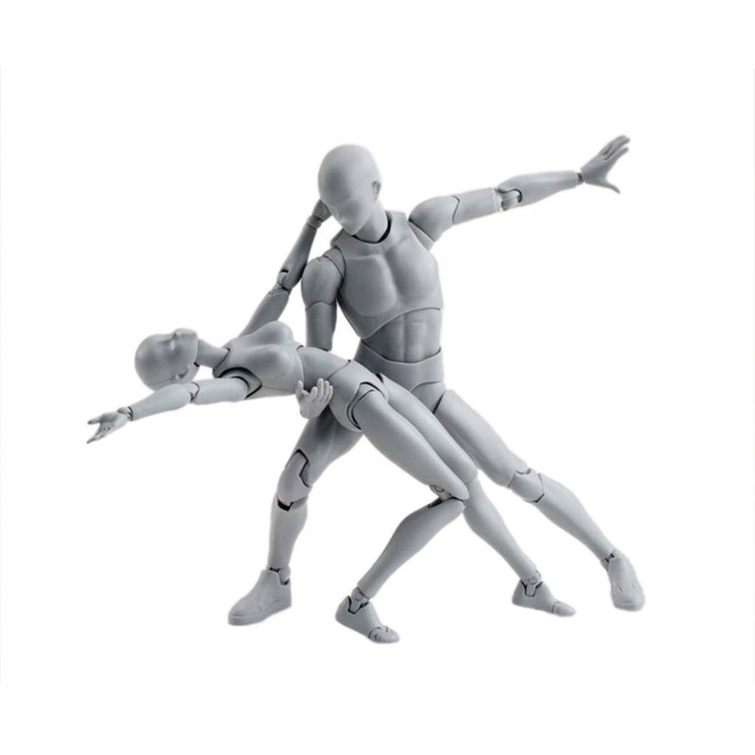 2Sets Body Dx Set Female Kun Male Diy Variable Doll Pvc Figure Model Anime Naked