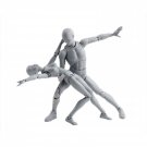 2Sets Body Dx Set Female Kun Male Diy Variable Doll Pvc Figure Model Anime Naked