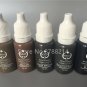 5Pcs Brown Back Color Biotouch Permanent Makeup Micro Pigment Cosmetic Manual