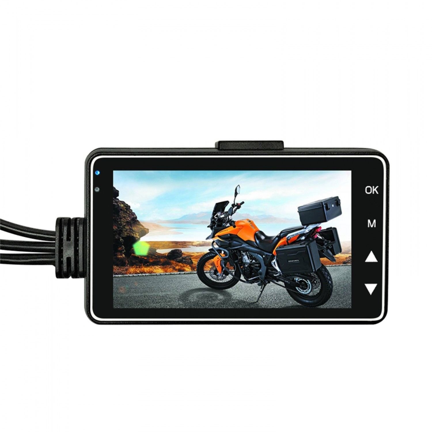 Motorcycle Camera DVR Motor Dash Cam with Special Dual-track Front Rear Recorder