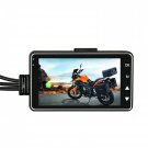 Motorcycle Camera DVR Motor Dash Cam with Special Dual-track Front Rear Recorder