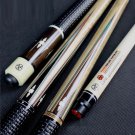 Handmade Dk Billiard Pool Cue Stick 13Mm 11.5Mm Tips Inlaid And Carved Handle