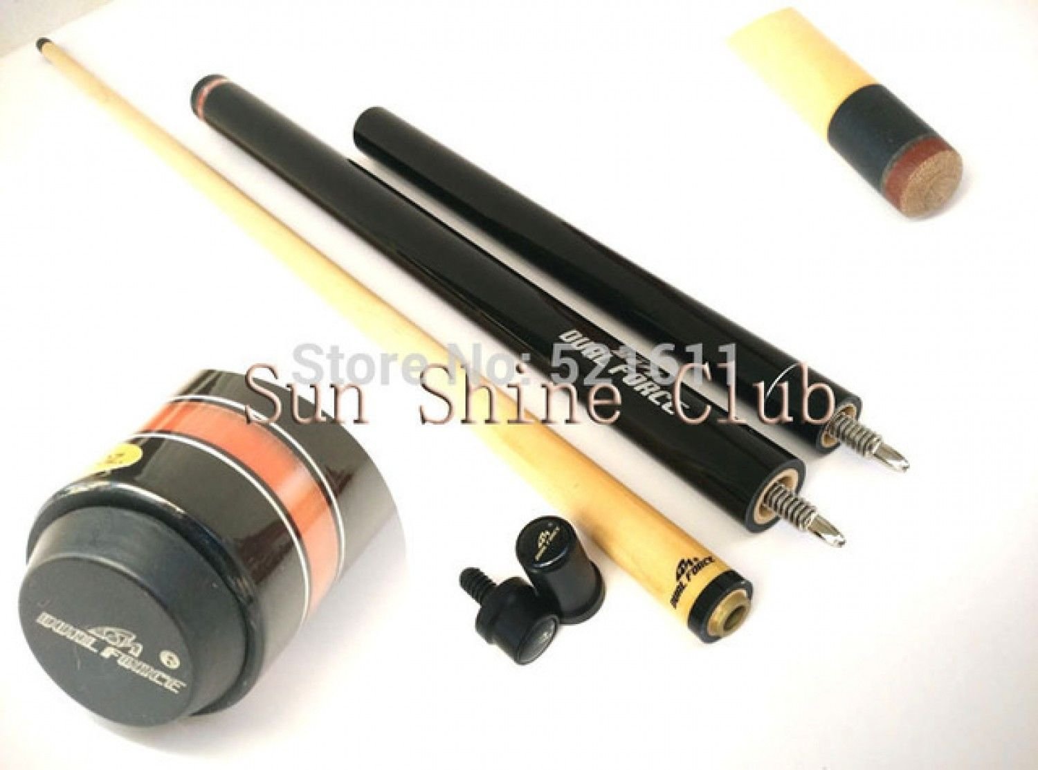 Mezz Billiard Pool Punch&Jump Cue With 13Mm Tip 1/2 Joint Maple Jump-Break 3/4