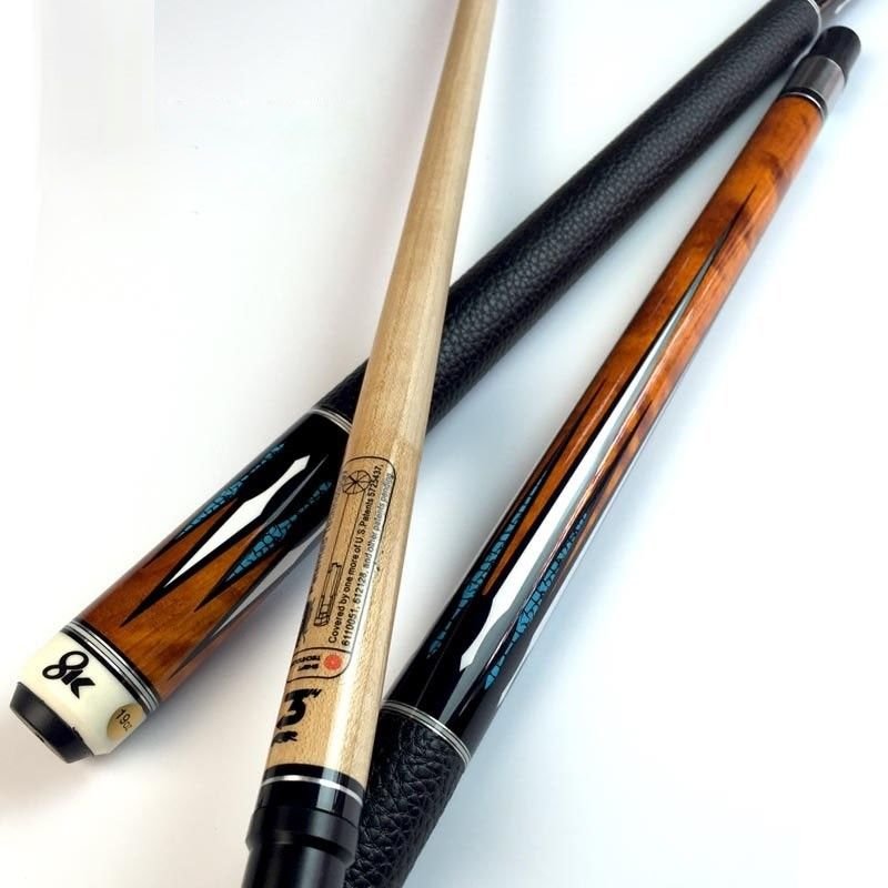 8K4 China Billiard Pool Cues Stick 11.5mm 12.75mm Tip 8 Pieces Wood Laminated