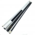Carbon Billiard Cues 13Mm Tip Black/White Pool Cue Sticks 1/2 Split Stainless