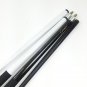 Carbon Billiard Cues 13Mm Tip Black/White Pool Cue Sticks 1/2 Split Stainless