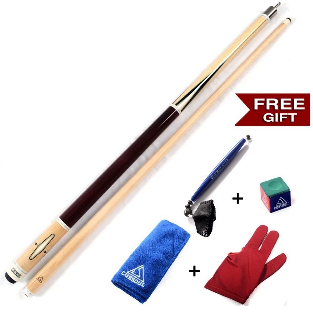 Free Postage Pool Cue Stick With Free Gift!!!Free Cue Towel+Billiard Gloves