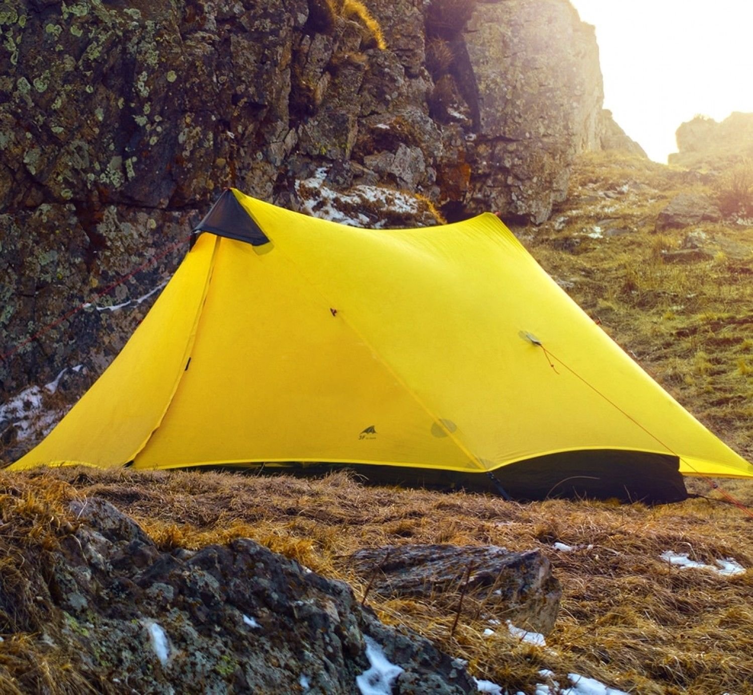 3F UL GEAR lanshan 2 People Oudoor Ultralight Camping Tent Professional 15D