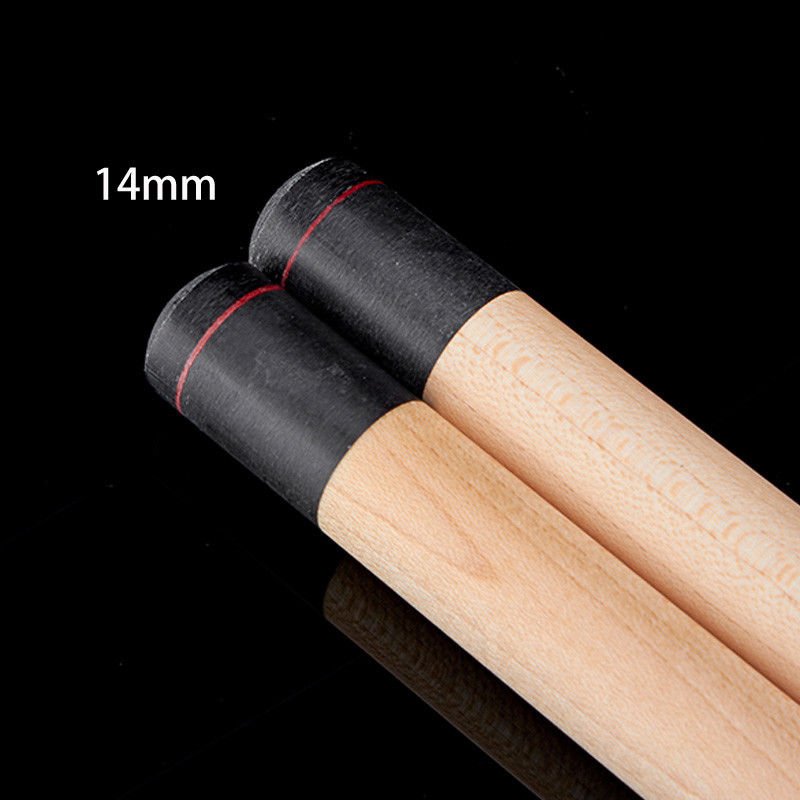 Billiard Pool Cue Jump Break Stick Billiard 3Pc 14Mm Black Phenolic Tip