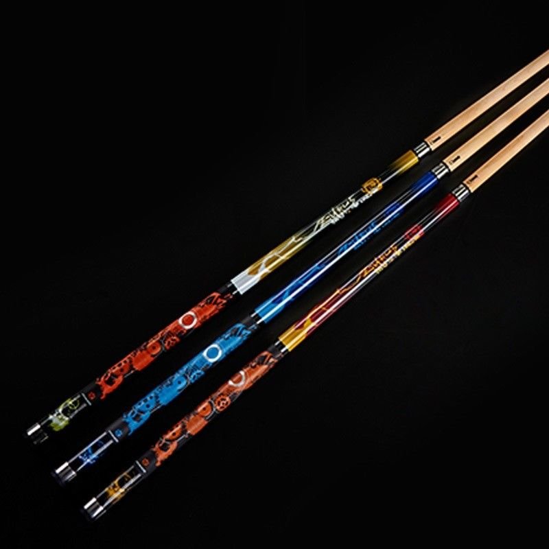 Billiard Pool Cue Jump Break Stick Billiard 3Pc 14Mm Black Phenolic Tip ...