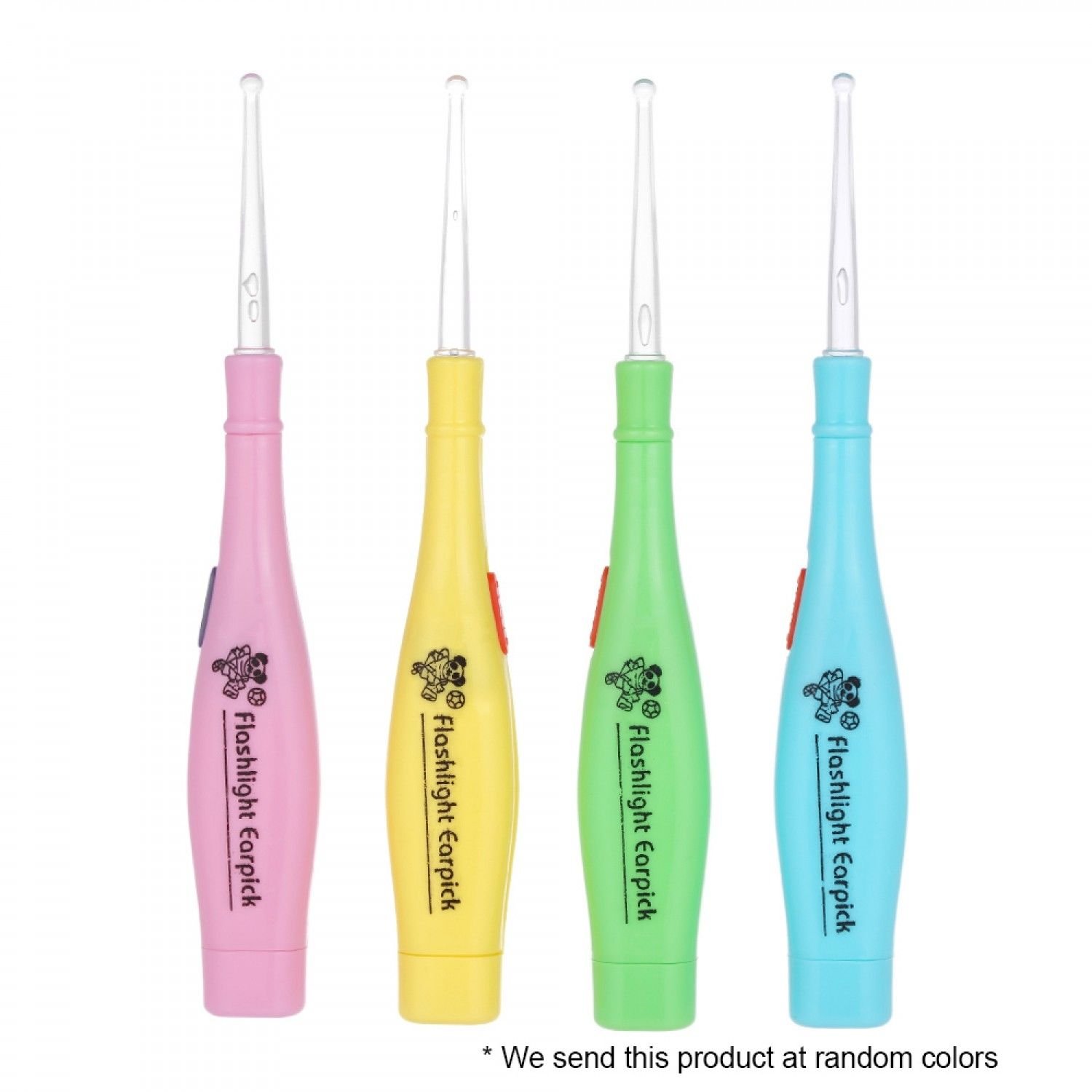 LED Light Tonsil Stone Remover Stainless Steel Earpick Earwax Remover