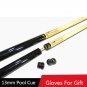 Pool Cue 13Mm Tips Center Joint Nine-Ball Ball Arm 1/2 Split Cues Billiard Pool