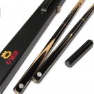 Handmade Snooker Billiards with Snooker Cue 3/4 Case 9.8-10mm Tips Tacos De
