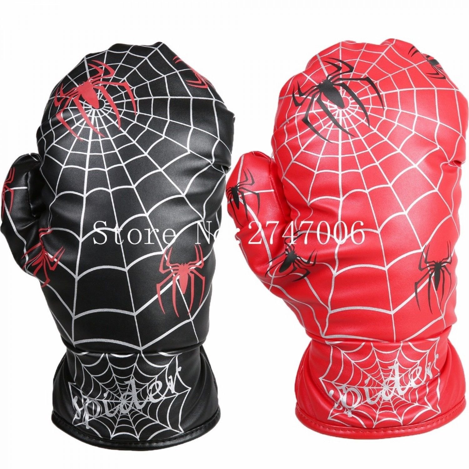 1Pc Spider Web Design Boxing Glove Driver Wood Cover Golf Club Driver Headcover