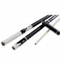 P6 Pool Cue Stick With Extension 13Mm 11.5Mm Tips Black/White Color Billiard Cue