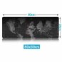 World Map Large Gaming Mouse Pad Mousepad Locking Edge For Laptop Pc Anime Mouse