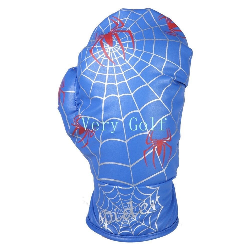 Spider Web Design Boxing Glove Driver Wood Cover Golf Club Driver Headcover