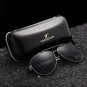 New Aviation Gun Gradient Sunglasses Brand Men Design Sun glasses Polarized HD