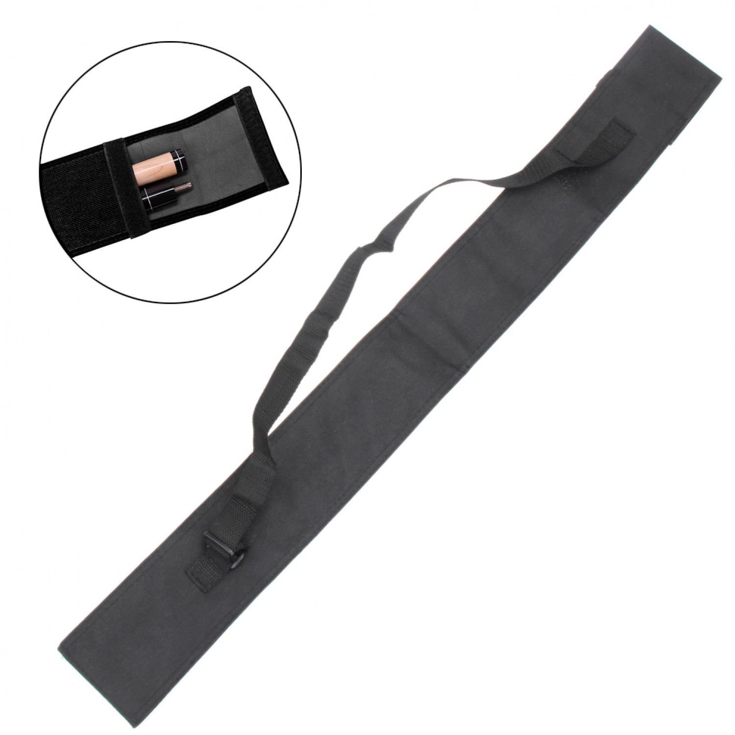 Hot Sale Length Pool Cue Bag Canvas Material For 3/4 Billiard Stick Case Snooker