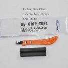 Golf Club Kit Rubber Vise Clamp + Regrip Tool Install Change Steel + Hook Blade