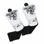 2Pcs Golf Hybrid Head Cover Ut Headcovers Skull Design With Interchangeable Tag