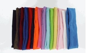 U-PICK Nylon Stretch Fabric Headbands - 5 Pieces