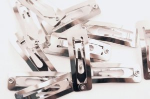 30mm Snap Clip Rectangular for Hair Bows 144 Pieces