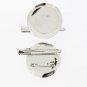 1 3/8 Inch Dual Brooch Clip - 144 Pieces