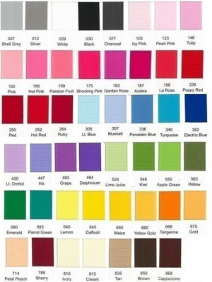 U-PICK 1/4" Solid Grosgrain Ribbon - 5 yards