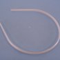7mm White Plastic Headbands - 12 Pieces