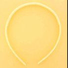14mm White Plastic Headbands with Teeth - 12 Pieces