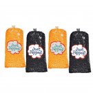 Halloween Orange and Black Colored Party Popcorn 4- Pack (72 Cups Per Case)