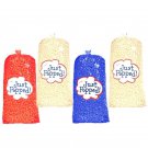 Independence Day Fourth of July Memorial Day Colored Popcorn 4- Pack (72 Cups Per Case)