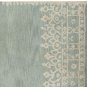 POTTERY BARN  Desa Proceline Blue 5X8 Contemporary Style Wool Rug & Carpet