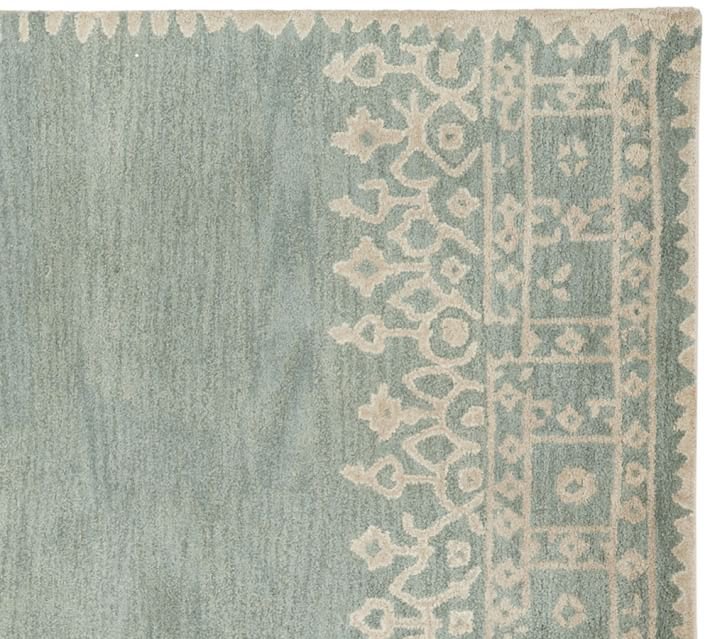 New PB Desa Proceline Blue 8X10 Contemporary Style Wool Rug & Carpet