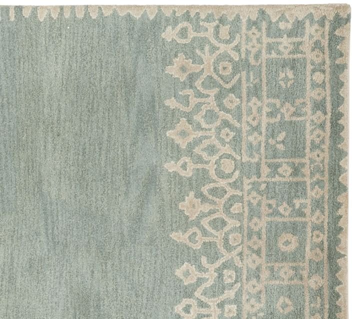 New PB Desa Proceline Blue 9X12 Contemporary Style Wool Rug & Carpet