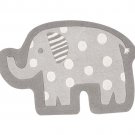 New PB Elephant Gray 2X3 Kids Style Handmade Wool Doormate Rug & Carpet