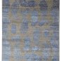 Paisley BluDesign 5'7" x 7'10 Hand Knotted Oriental Contemporary Silk & Wool Rug