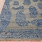 Paisley BluDesign 5'7" x 7'10 Hand Knotted Oriental Contemporary Silk & Wool Rug