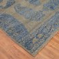 Paisley BluDesign 5'7" x 7'10 Hand Knotted Oriental Contemporary Silk & Wool Rug