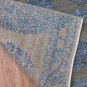 Paisley BluDesign 5'7" x 7'10 Hand Knotted Oriental Contemporary Silk & Wool Rug