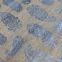 Paisley BluDesign 5'7" x 7'10 Hand Knotted Oriental Contemporary Silk & Wool Rug
