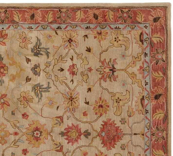 New PB Elham Persian Hand Tufted 9X12 Persian Design Wool CarpetArea Rug